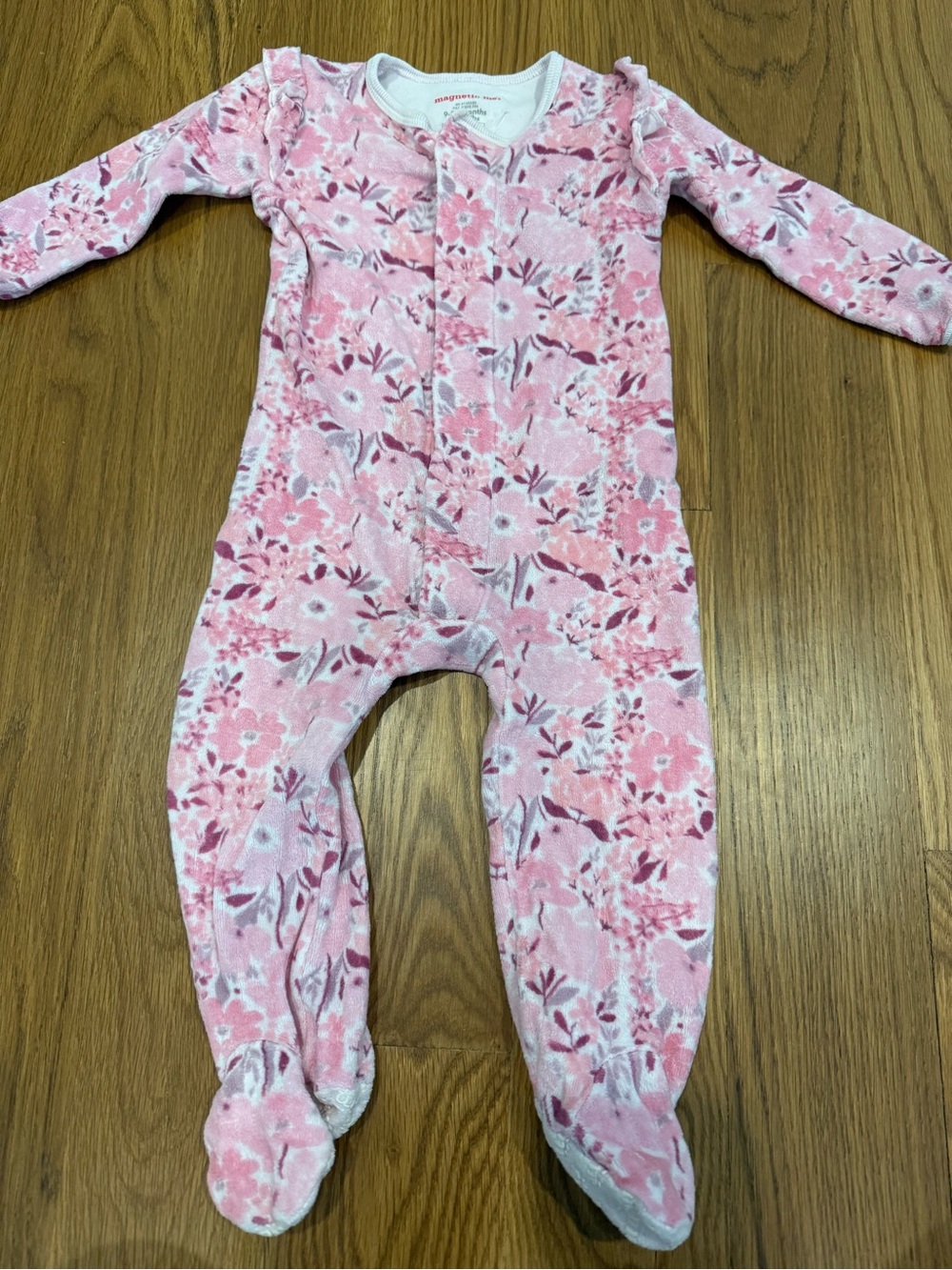 Magnetic Me Velour Onesie